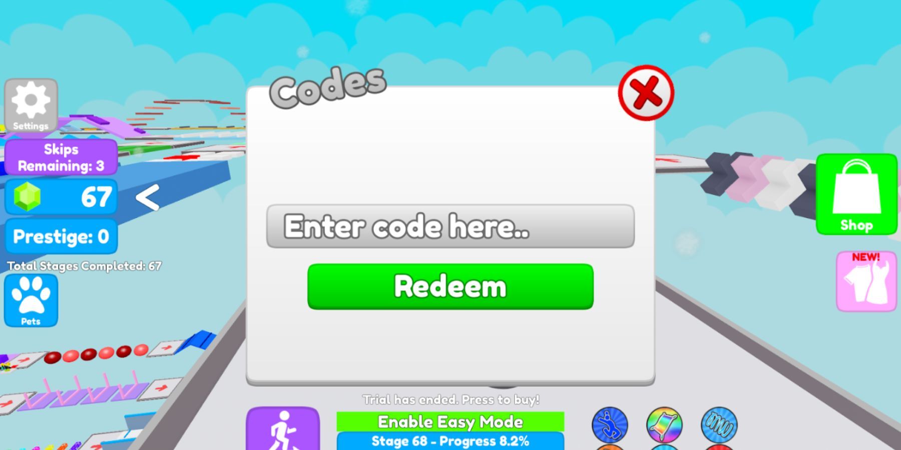 Roblox Mega Easy Obby Codes (2)