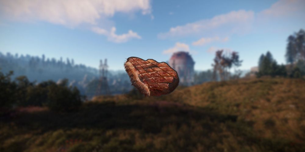 Rust Cooked Bear Meat