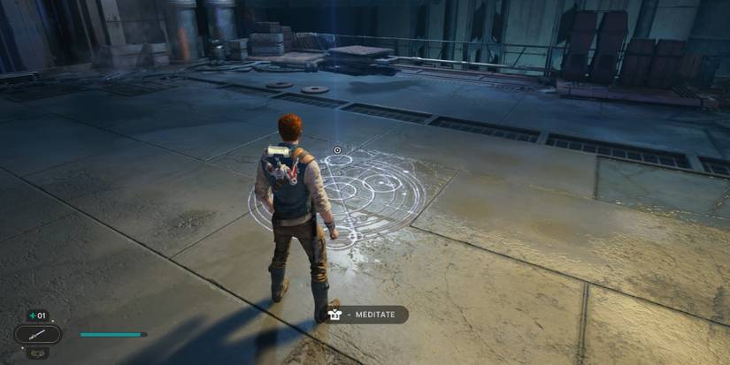 Cal finds a Meditation Point in Star Wars Jedi: Survivor
