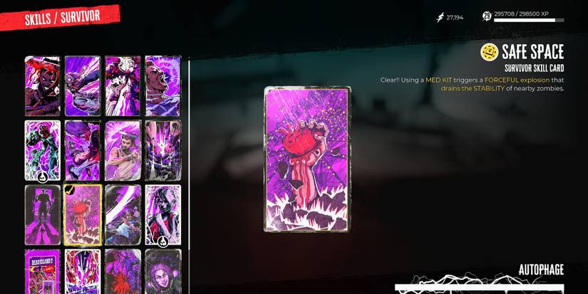Safe Space Skill Card in Dead Island 2