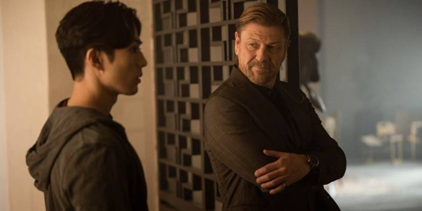 Mackenyu and Sean Bean in Knights of the Zodiac