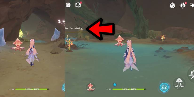 search the road for missing sketch Julien Genshin Impact