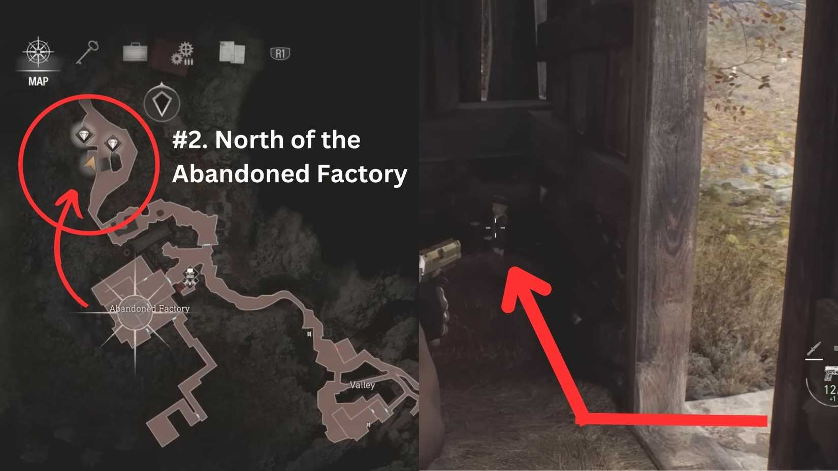 image showing the location of the castellan of the second clockwork.