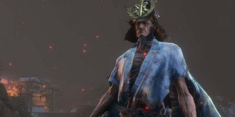 Sekiro Shadows Die Twice - Close Up On Isshin Sword Saint