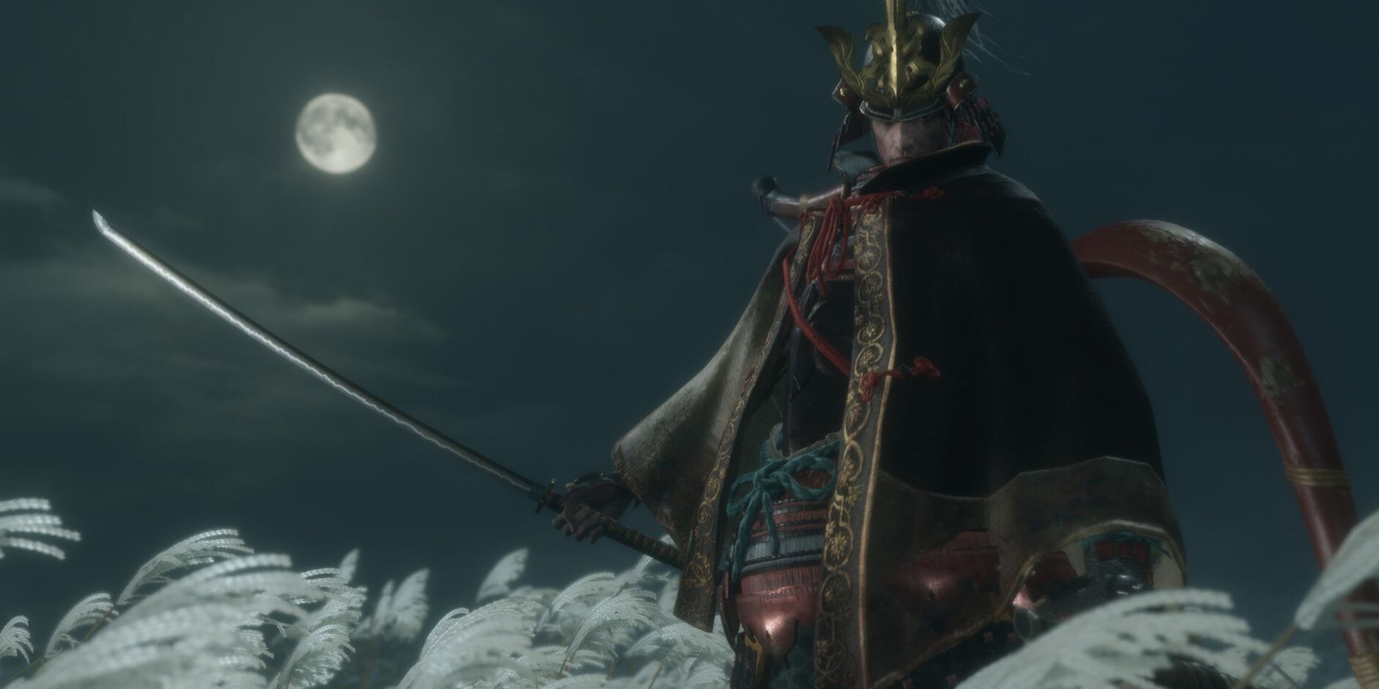 Sekiro Shadows Die Twice - Genichiro Ashina Dans Le Champ Du Prologue