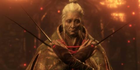 Sekiro Shadows Die Twice - Lady Butterfly Looking Very Deadpan With Weapons Drawn