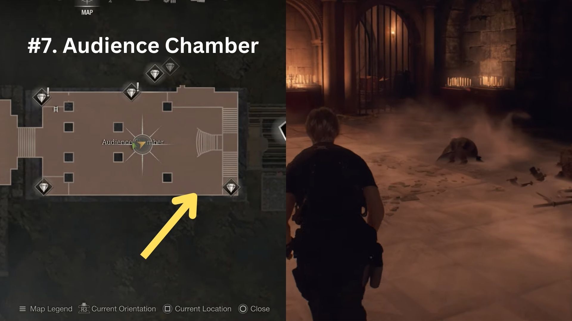 image showing the seventh yellow herb location re4 remake.