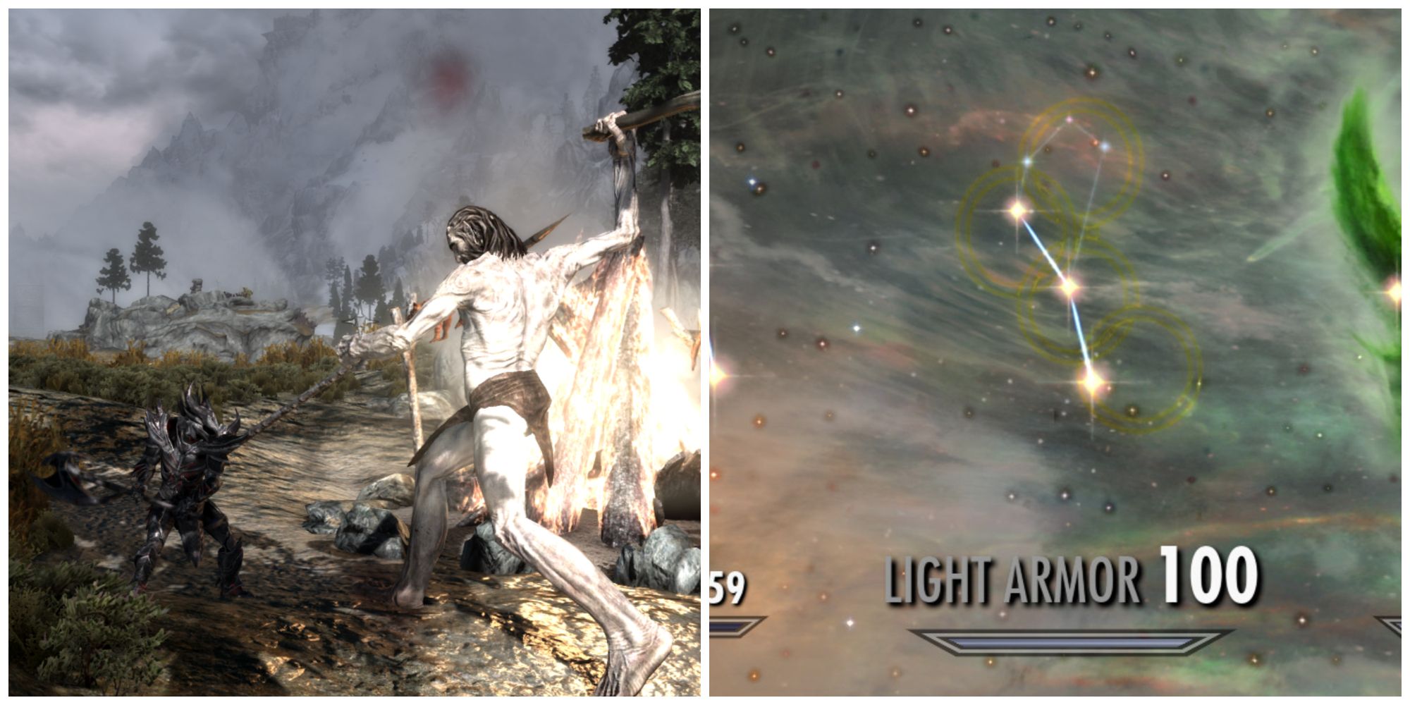 Skyrim skill level for light and heavy armor