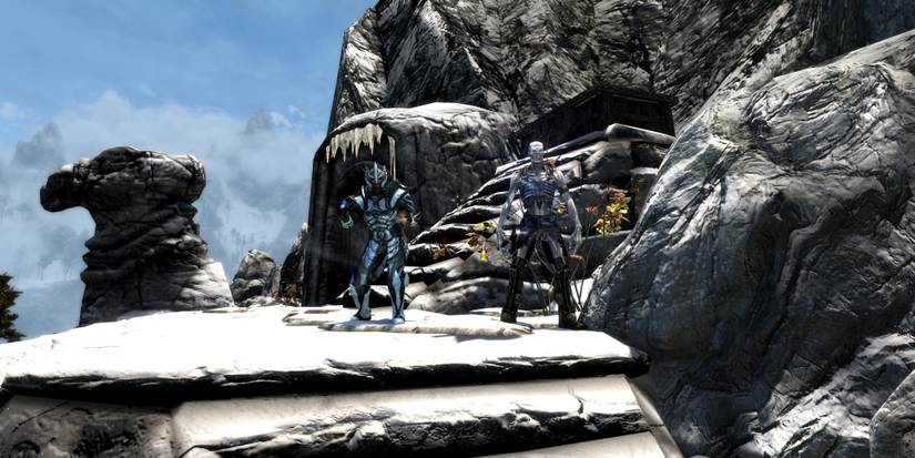 Skyrim Necromage Skill Perk used on Draugr