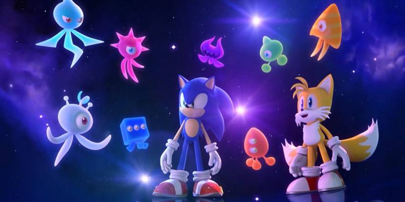 Sonic and Tails talking to aliens