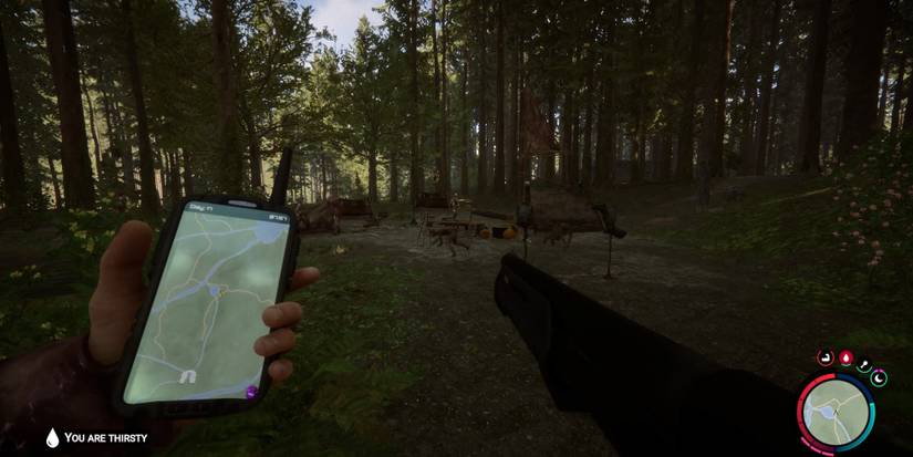 The Hoodie in Sons of the Forest can spawn in this cannibal camp