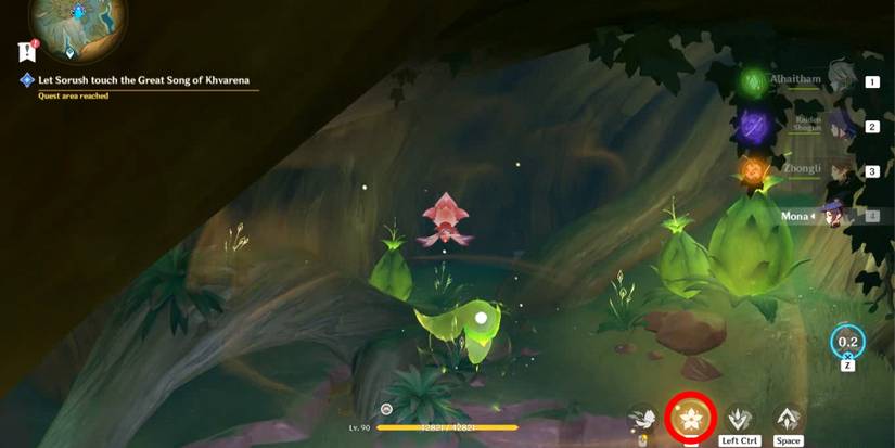 sorush collecting the great songs of khvarena in genshin impact