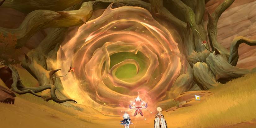 sorush dispeling the swamp amrita seal in genshin impact