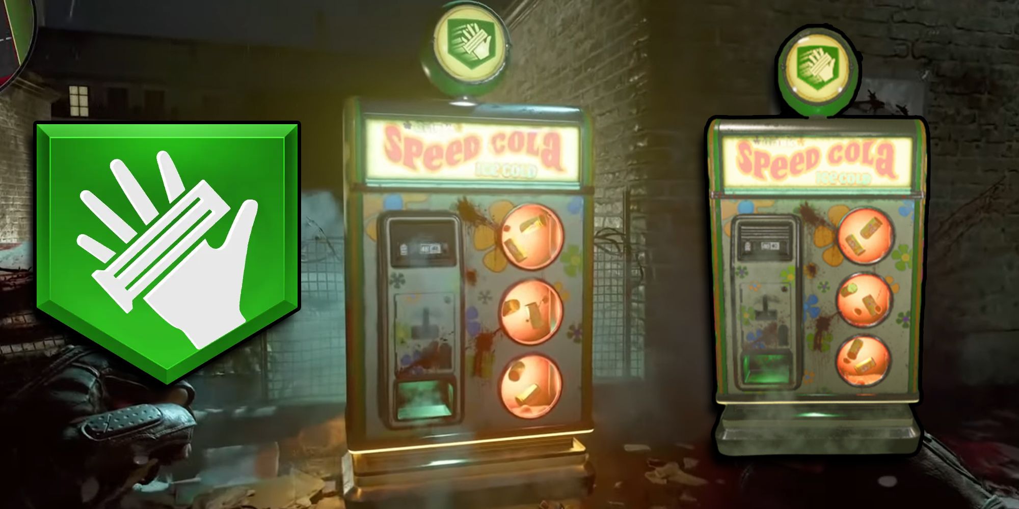 Call of Duty - Speed Cola Perk Machine With PNG Of Machine And Logo On Top