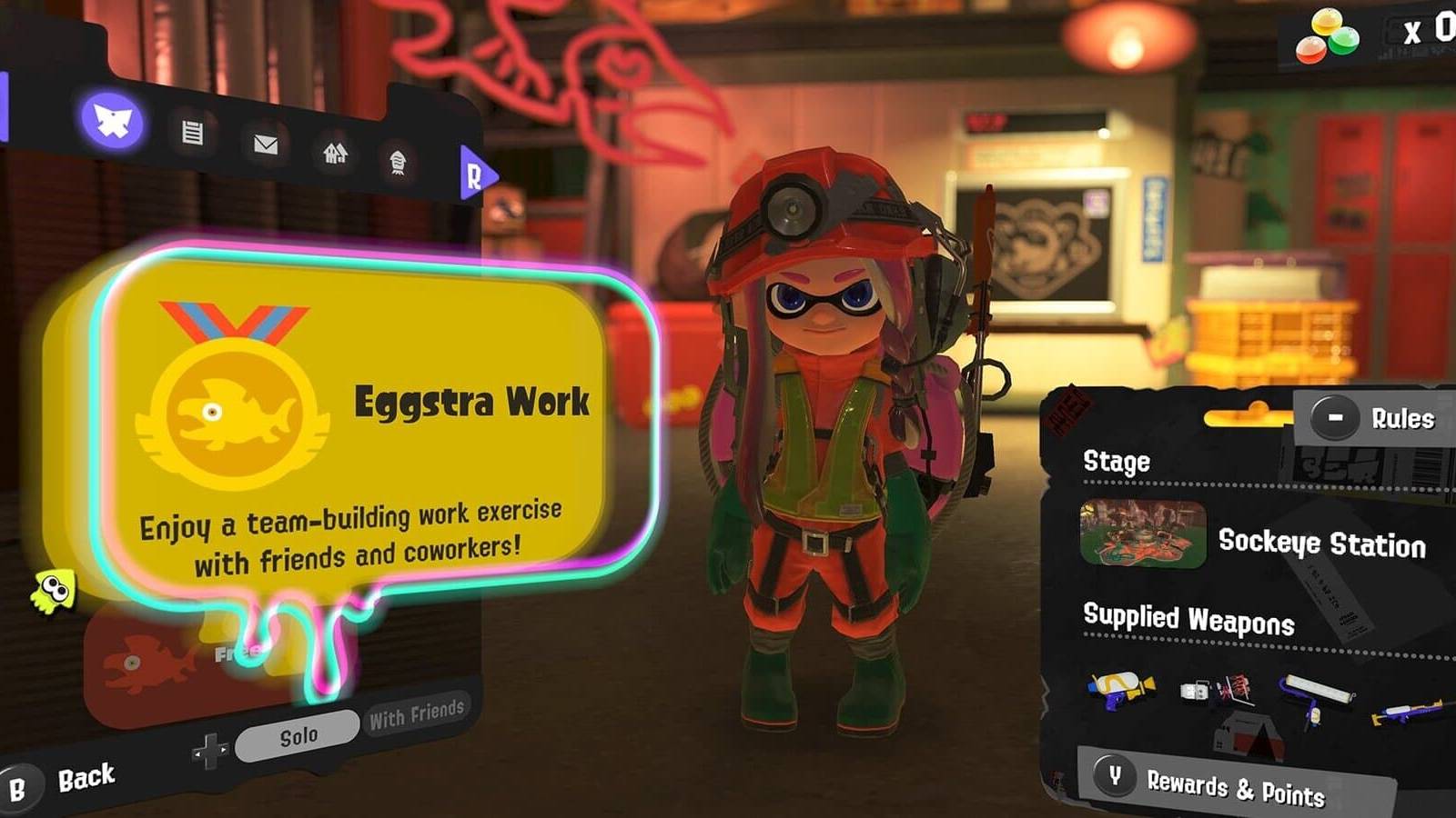 splatoon 3 eggstra work rewards