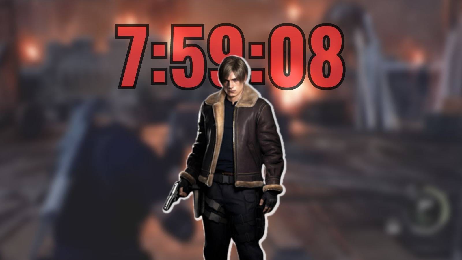 image showing leon s. kennedy, re4 remake's protagonist. 