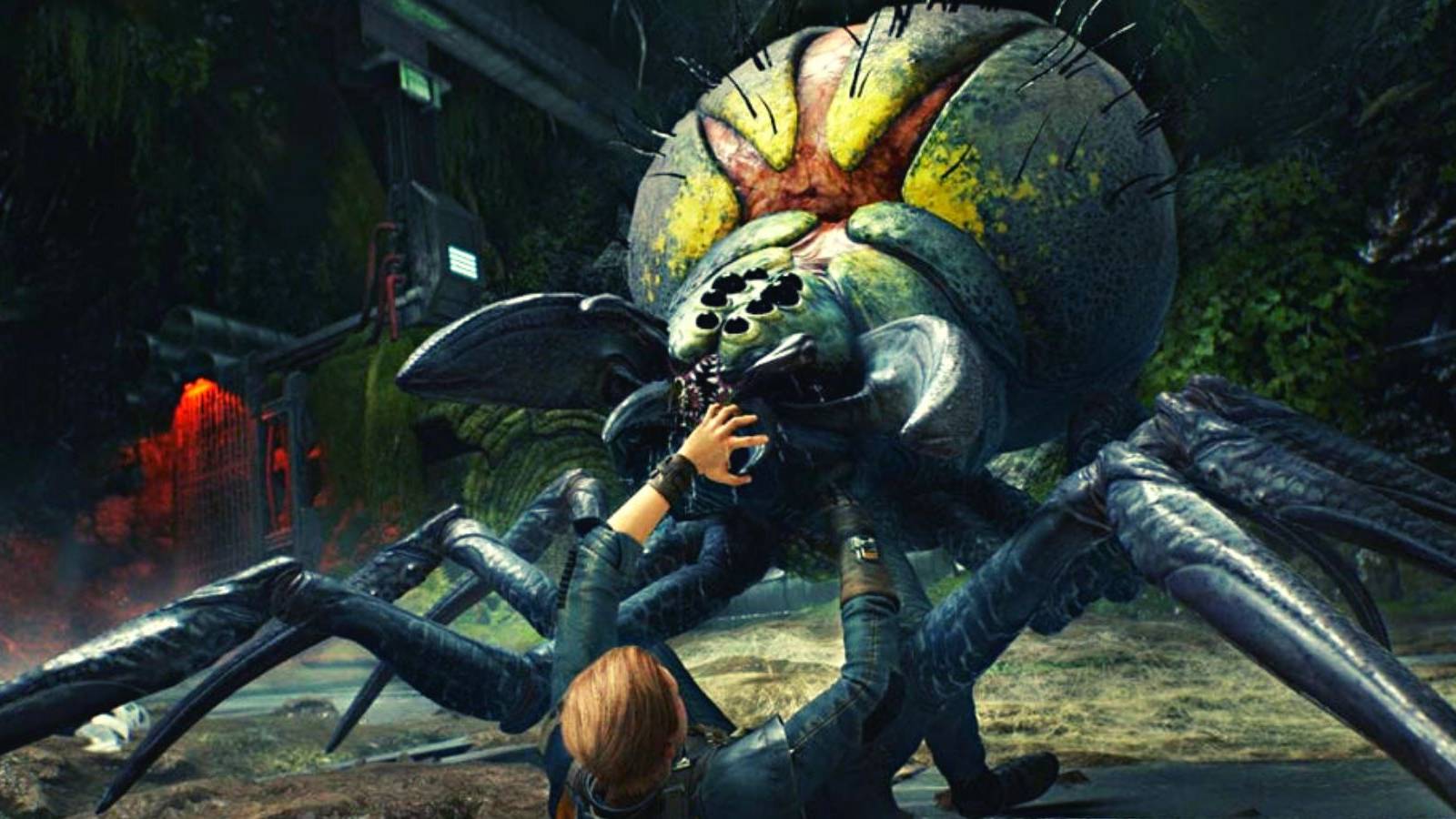 image showing a giant spider in star wars jedi survivor. 