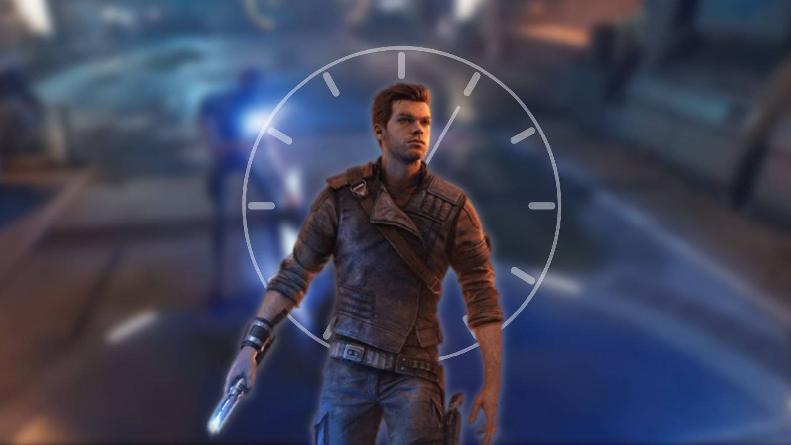 image showing the main character of star wars jedi survivor.