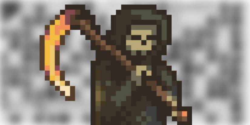 Stardew Grim Reaper Golden Scythe Quarry