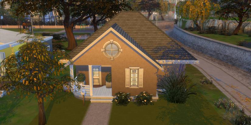 starter cottage build in the sims 4