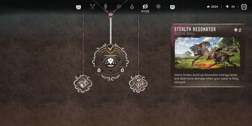 Stealth Resonator skill tree