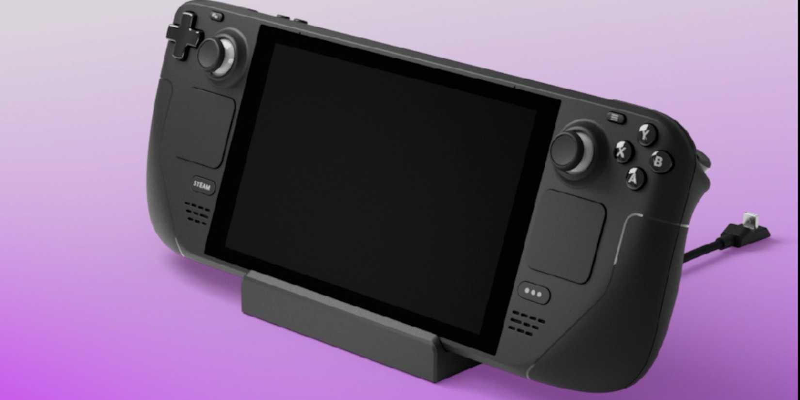 Steam Deck Docking Station from the front