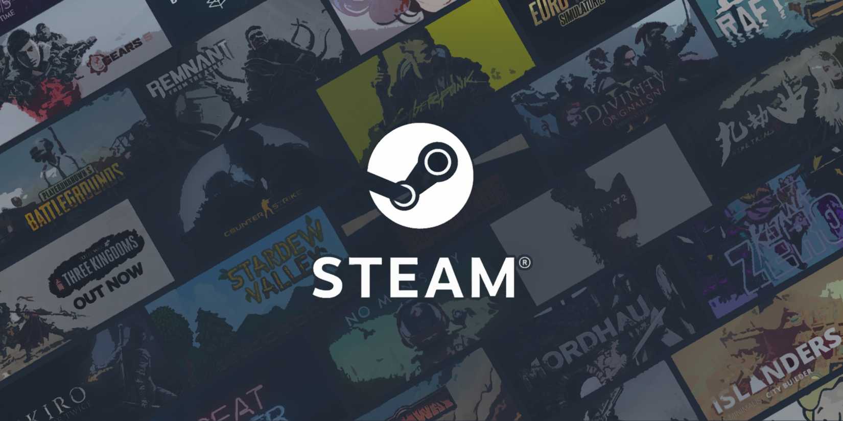 Steam Library Stylized Header