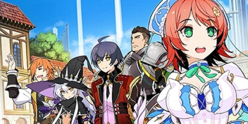 Rusty, Hilda, Alto, Archibald, and Lissette during the ending of Stella Glow