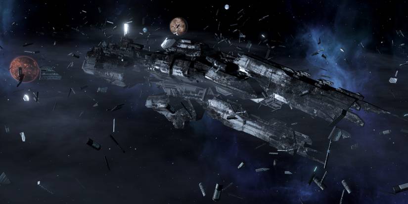 Stellaris Ancient Dreadnought Destroyed