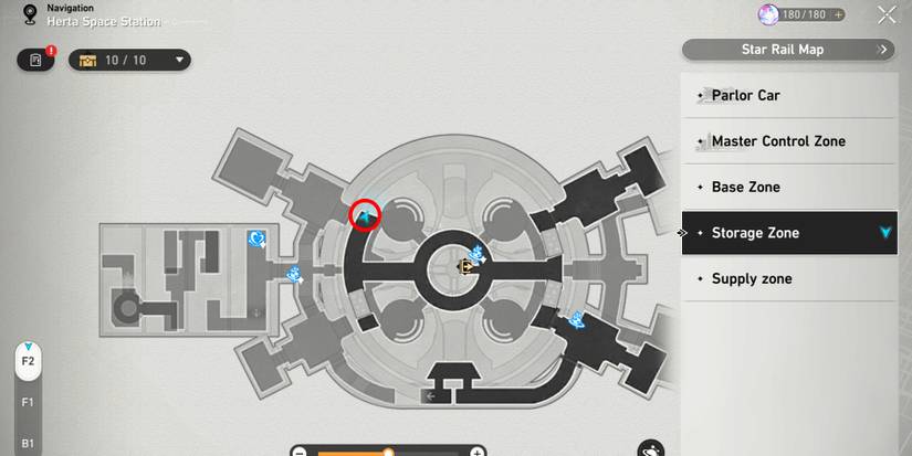 storage zone Bountiful chest 4 location in honkai star rail