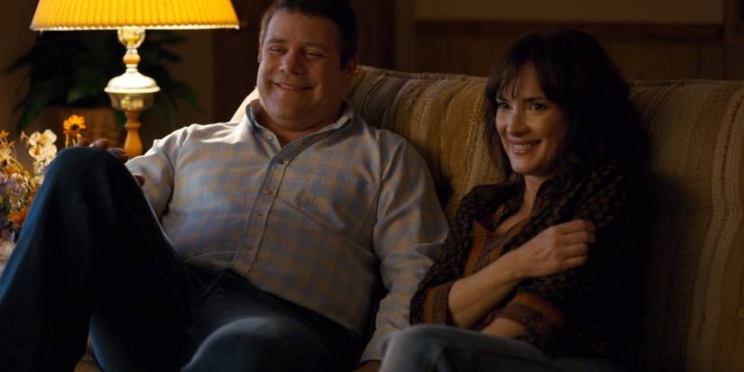 Bob and Joyce on Stranger Things