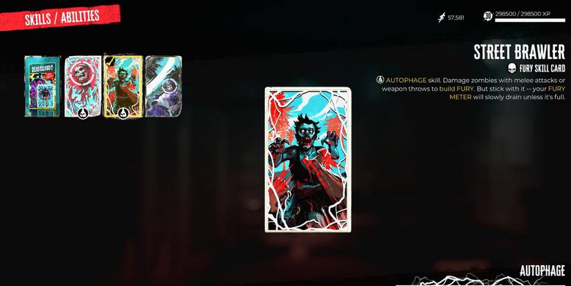 Street Brawler Skill Card in Dead Island 2