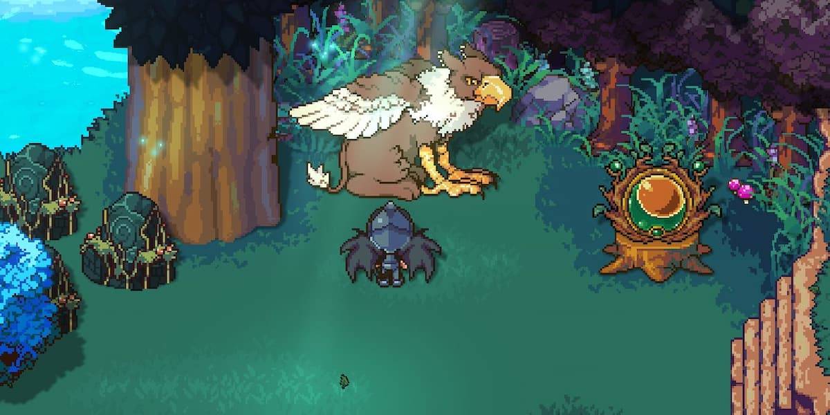 A friendly griffon in Sun Haven