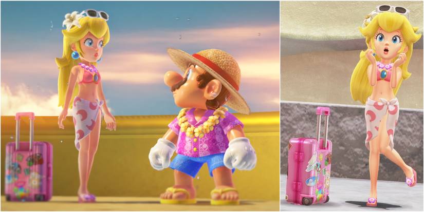 Super Mario Odyssey Peach Swimsuit