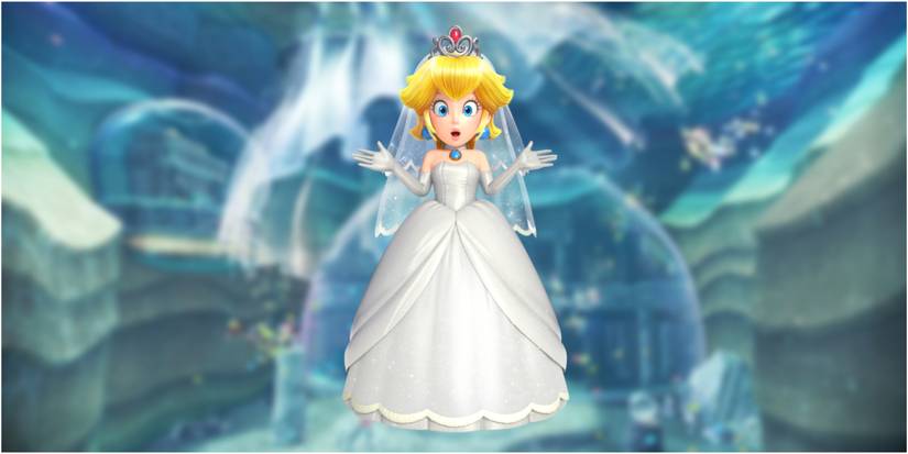 Super Mario Odyssey Peach Wedding Dress