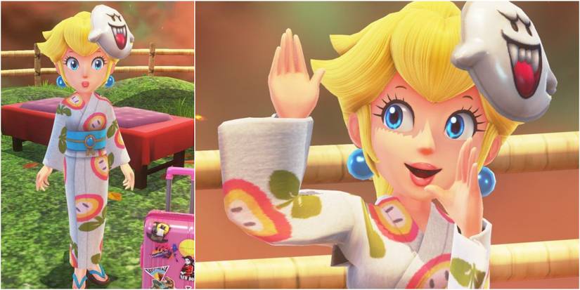 Super Mario Odyssey Peach Yukata