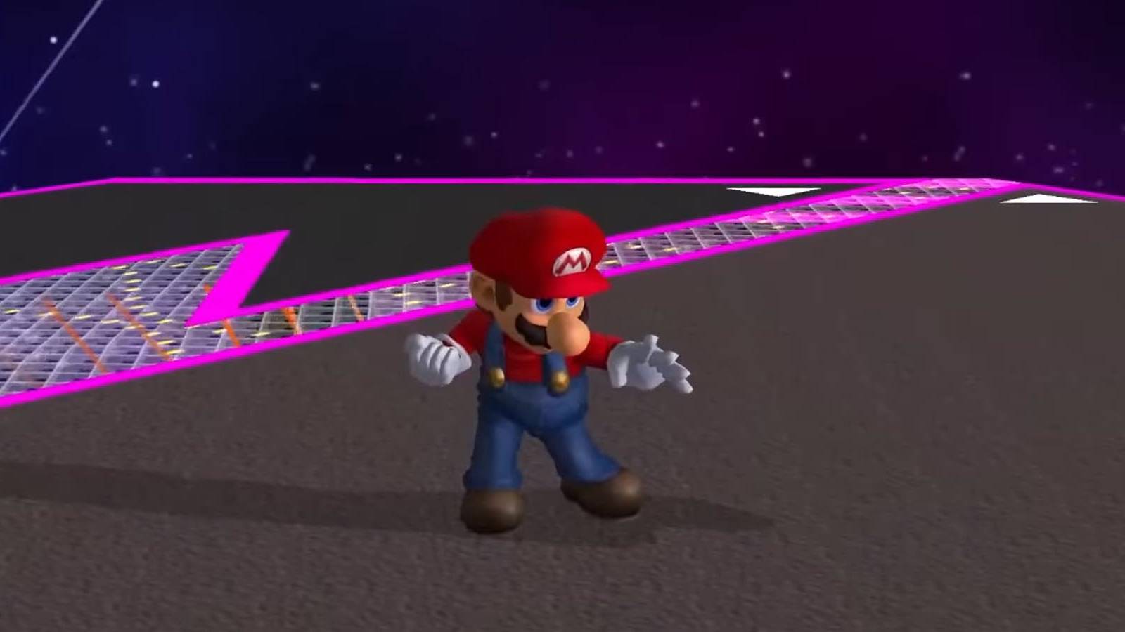 Super Smash bros Melee Mario Final Destination