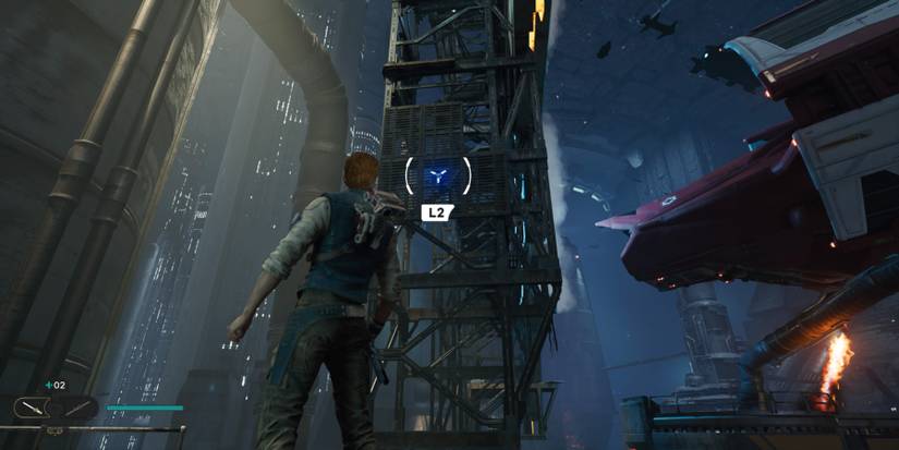 Cal uses the Ascension Cable in Star Wars Jedi: Survivor