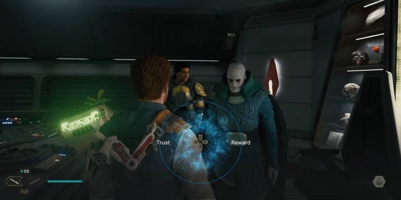 Cal uses a Mind Trick on Sejan in Star Wars Jedi: Survivor