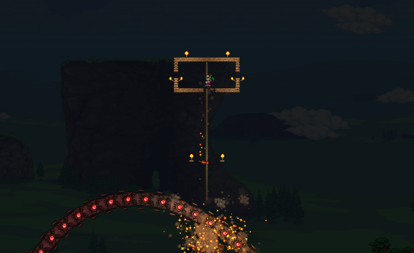 Terraria Destroyer easy kill method