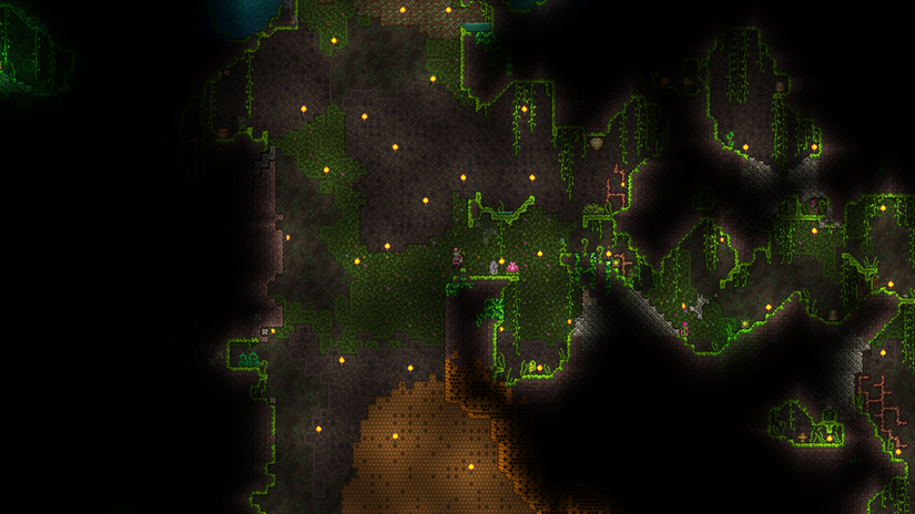 terraria plantera shaft