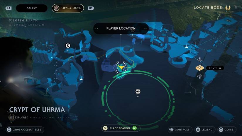 The Crypt of Uhrma in Star Wars Jedi Survivor