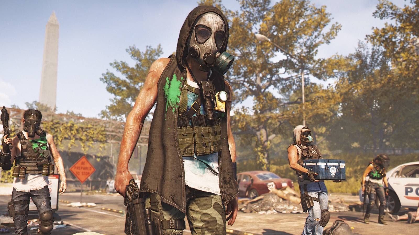 Screenshot of a squad in The Division 2