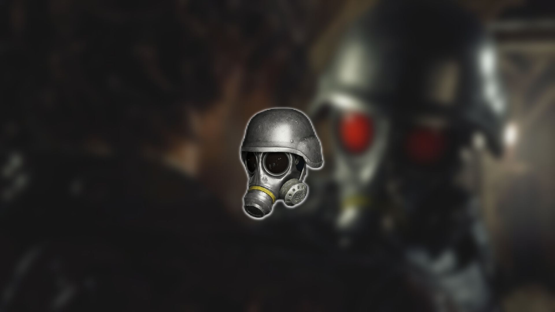 image of the gas mask in the resident evil 4 remake.