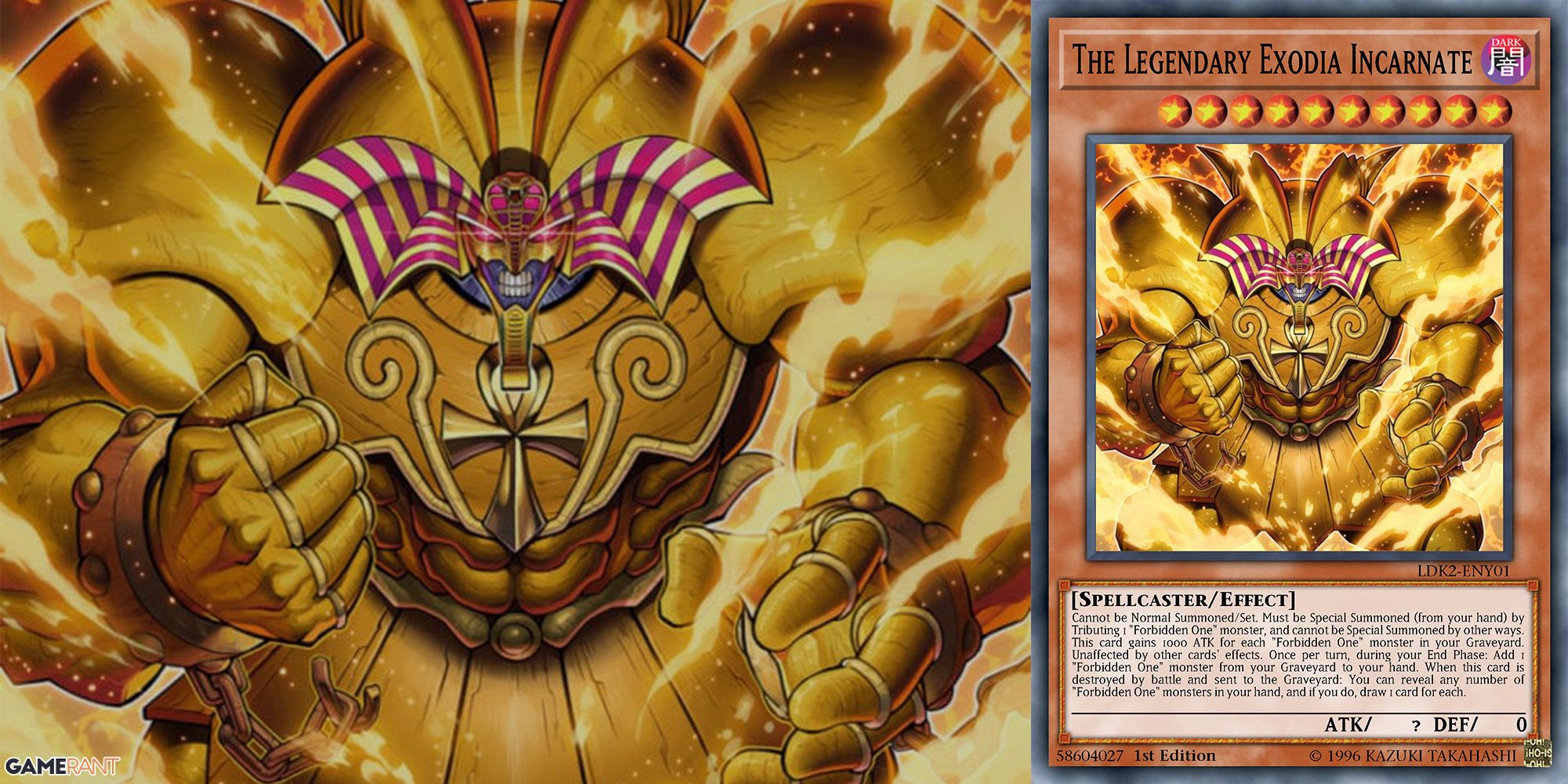 The Legendary Exodia Incarnate, Effect monster