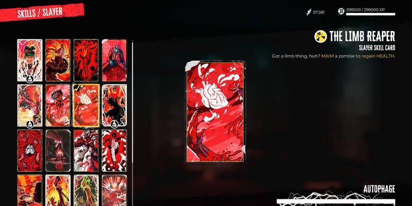 The Limb Reaper skill card in Dead Island 2