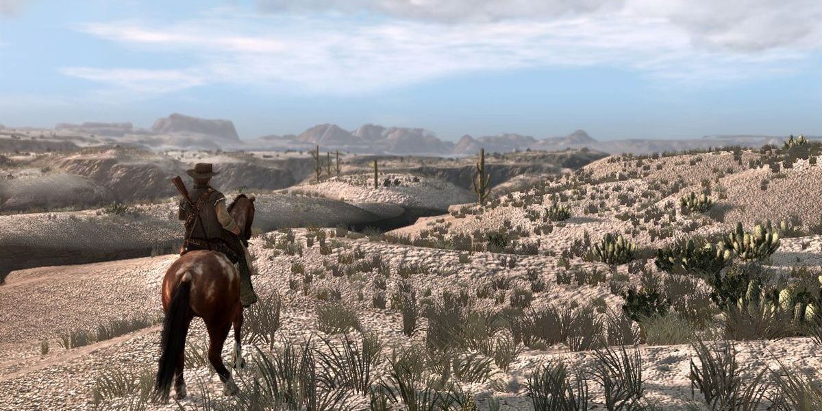 The open world in Red Dead Redemption