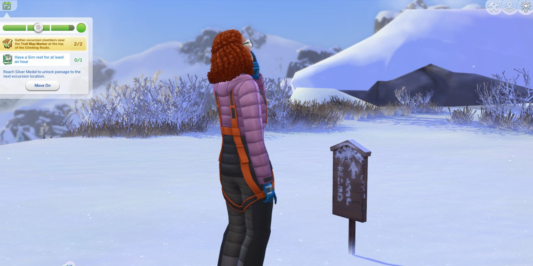 The Sims 4 snowy escape 