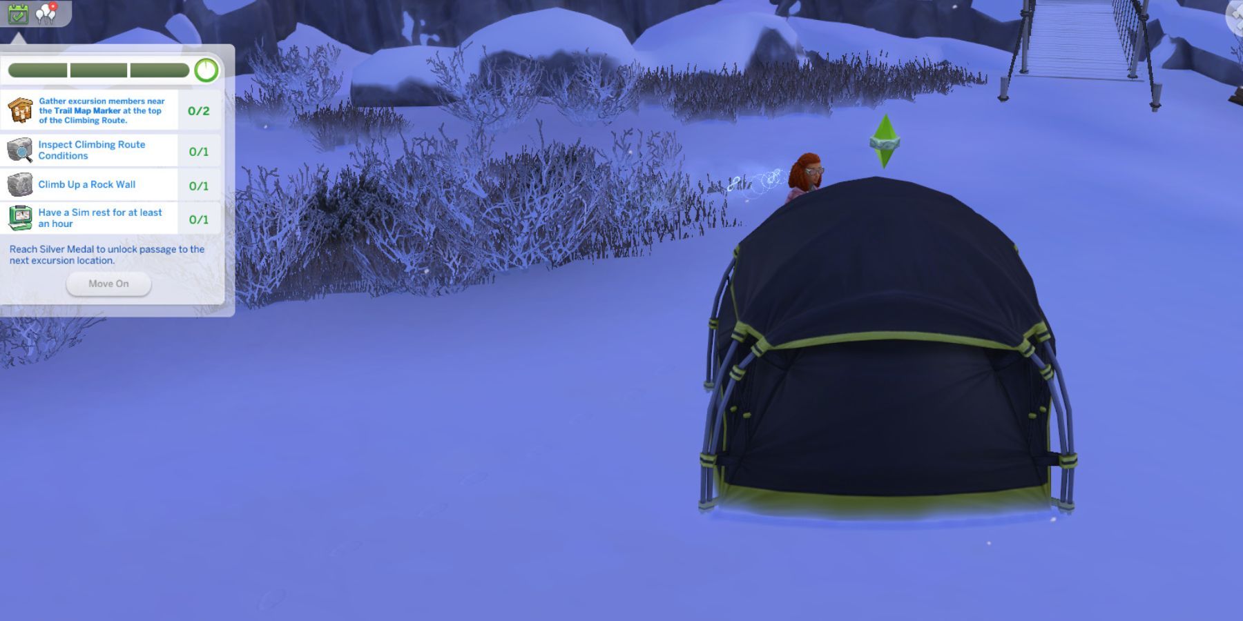 The Sims 4 snowy escape 