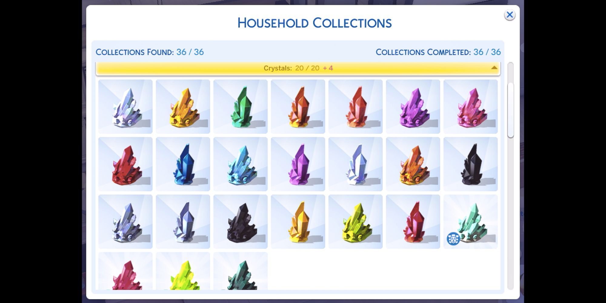 The Sims 4 Crystals Collection